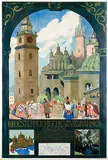 Karol J. Frycz, K.K.-Oesterreichische-Staatsbahnen Galizien Krakau, poster