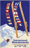 Edwin H. Henel, Internationale Wintersportwoche Garmisch-Partenkirchen, 1938, poster