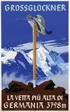 Eduard (Edo) Handel-Mazzetti, Grossglockner Germania, 1938, poster