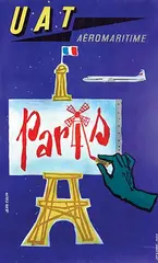 Jean Colin, UAT Aéromaritime Paris, poster