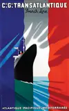 Paul Colin, Cie. Gle. Transatlantique French Line, poster