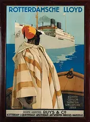 Joseph (Jos) Rovers, Rotterdamsche Lloyd Egypte Ceylon Sumatra Java, 1921, poster
