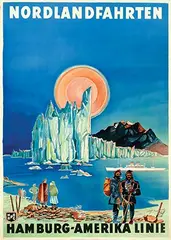 Albert Fuss, HAPAG Nordlandfahrten, poster