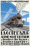 Emil A. Schefer, La Côte D'Azur Paris-Lyon-Méditerranée, 1926, poster
