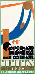 Guillermo Laborde, 1er Campeonato monedeal de Football Uruguay, 1930, poster