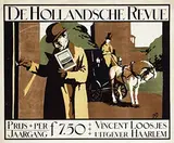 De Hollandsche Revue Uitgever Vincent Loosjes Haarlem by illegible signature, poster, sold Feb 2023