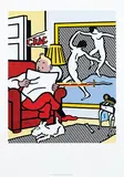 Roy Lichtenstein, Before text (Tintin Reading 1993), 1995, poster