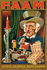 Hennig, Faam Licht Geurige Rooktabak Louis Dobbelmann - Rotterdam, poster