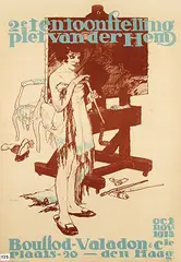 Piet van der Hem, 2e tentoonstelling Piet van der Hem den Haag, 1913, poster
