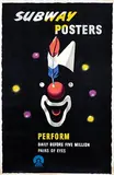 Edward McKnight Kauffer, Subway Posters perform Daily before Five Million, 1947, poster