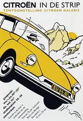 Ad Werner, Citroën in de Strip Beurs van Berlage Amsterdam, 1994, poster