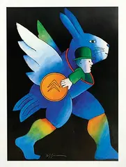 Josse Goffin, Without text (Citroën hare), poster