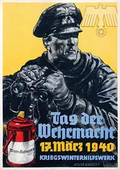 Tag der Wehrmacht by Atelier Julius Albrecht, 1940, poster, sold Feb 2023