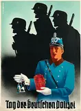 Elzer und Fritz, Tag der Deutschen Polizei Kriegs WHW, 1940, poster