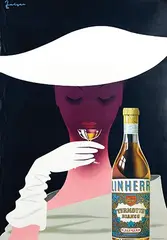 Arthur Zelger, Linherr Vermouth Bianco, 1953, poster