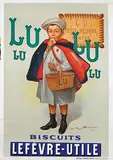 Firmin Bouisset, LU Biscuits Lefèvre-Utile, 1897, poster