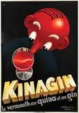 Eugène Patkévitch, Kinagin le vermouth au quina et au gin, 1941, poster