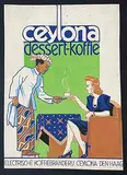 Piet Hein Asperen, A portfolio containing 67 original advertising designs and illustrations for various brands, such as Ceylona Koffie, Phoenix Rijwielenfabriek Leeuwarden, Geisha Thee, Friesch-Groningsche Beetroot Suikerfabriek, Buys Oudenbosch, Tabaksfabriek De Goude, poster