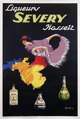 Roger Berckmans, Liqueurs Severy Hasselt, poster