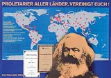 Jürgen Mücke, Proletarier aller Länder, vereinigt euch! Karl-Marx-Jahr 1983, 1983, poster