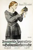 Oswald Polte, Pommersche Juwelen und Goldankaufswoche, (Pommeranian sale week for jewels and gold), poster