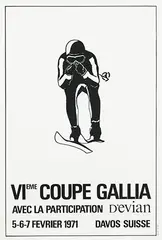 Frank (?), VI ème Coupe Gallia Davos, 1971, poster