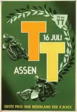Chr. Brouwers, 25ste TT Assen, 1955, poster