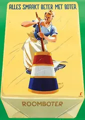 Johann Bouman, Alles smaakt beter met Roomboter, poster