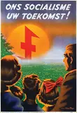Arend Meijer, Ons Socialisme Uw Toekomst !, 1944, poster