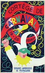Fred Garrels, Cortège de Carnaval, poster