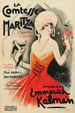 Georges Dola, La Comtesse Maritza Opérette en 3 Actes, 1930, poster
