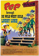 Morris, PEP Lucky Luke and The Daltons, 1966, poster