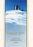 Ruurd R. v.d. Berg, Rotterdamsche Lloyd Rotterdam ""Willem Ruys"", poster