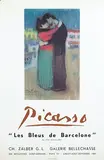 Galerie Bellechasse Picasso "Les Bleus de Barcelone" by Pablo Picasso, 1964, poster, sold Jul 2022