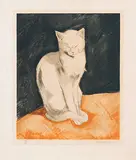 Jacques Lehmann Nam, without text (dozing cat), poster