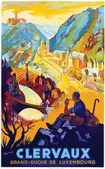 Roger Gerson, Clervaux Luxembourg, poster