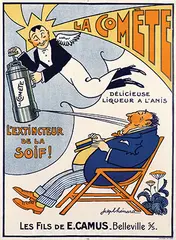 Joseph Hémard, La Comète L'Extincteur de la Soif!, poster