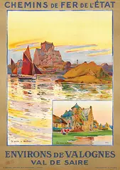 Initials H.C., Environs de Valognes Val de Saire, 1927, poster