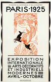 Robert Bonfils, Exposition Internationale des Arts Décoratifs Paris, 1925, poster