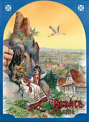 Paul A. Kauffmann, l'Alsace La Plaine, poster