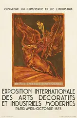 Émile Antoine Bourdelle, Exposition Internationale des Arts Decoratifs Paris, 1925, poster