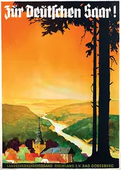Jupp Wiertz, Für Deutschen Saar!, poster