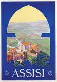 Vittorio Grassi, Assisi, 1926, poster