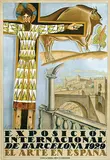 Fabra Gali, Exposición Internacional de Barcelona Art in Spain, 1929, poster