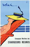 René Gruau, Compagnie Maritime des Chargeurs Reunis relax...