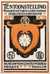 Otto van Tussenbroek, Tentoonstelling van Aesthetisch Uitgevoerde Gebruiksvoorwerpen, poster