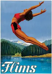 Jules Geiger, Flims, 1938, poster