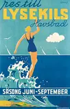 T. Stalebrand, res till Lysekils Havsbad, 1935, poster