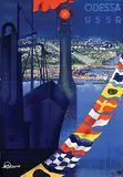 Maria A. Nesterova, Intourist Odessa USSR, poster