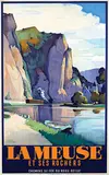 Herman Verbaere, Chemins de Fer du Nord-Belge La Meuse et ses Rochers, poster